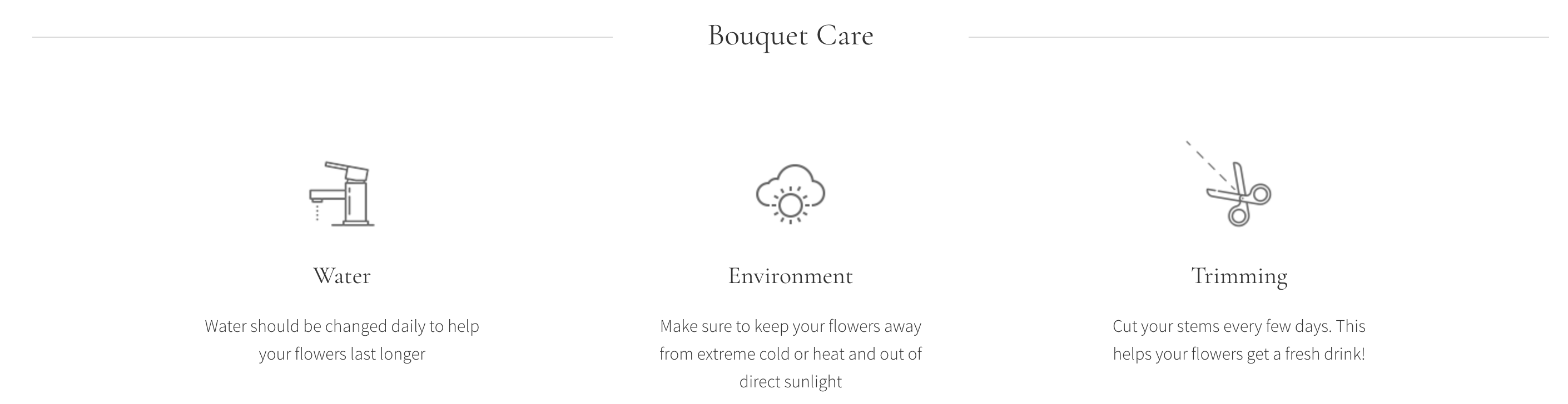 Bouquet Care, Milton Flower Delivery - Karen's Flower Shop.png