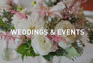 WEDDINGS & EVENTS