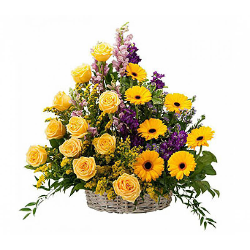 Vivid Memories Basket Tribute Karen's Flower Shop