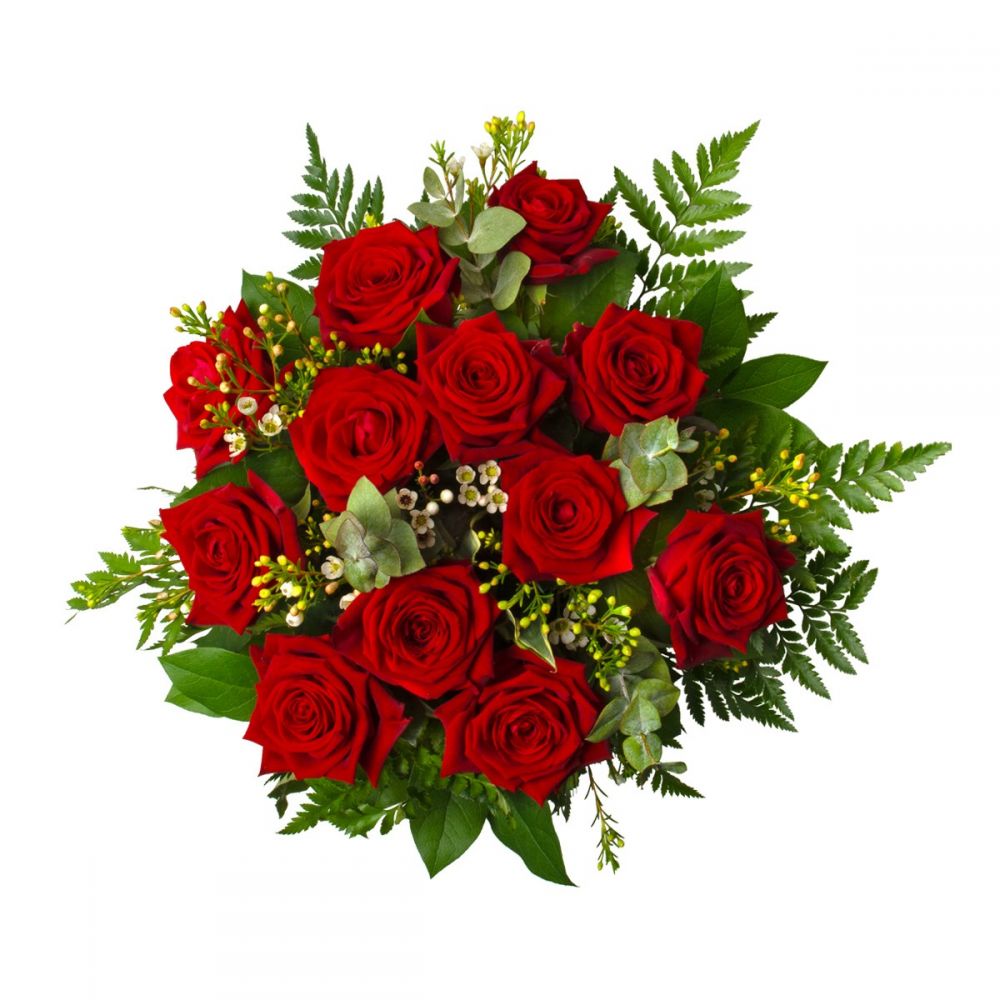 Hand-Tied Red Roses