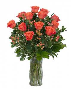 Dozen Orange Roses