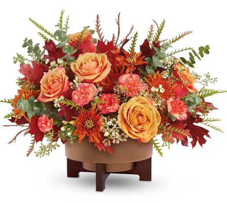 Modern Copper Centerpiece
