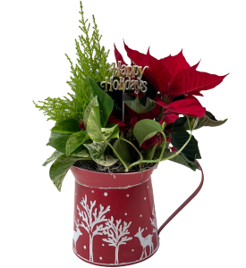 Happy Holidays Planter