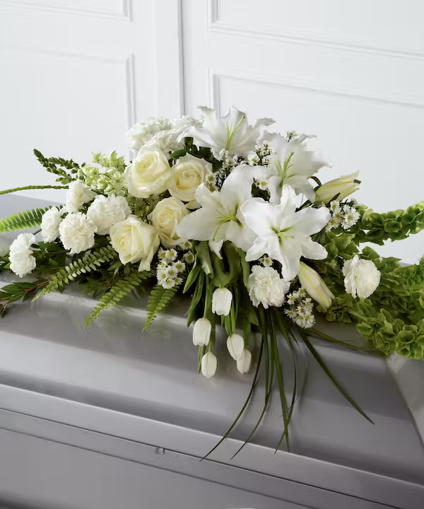 Funeral flowers for a man