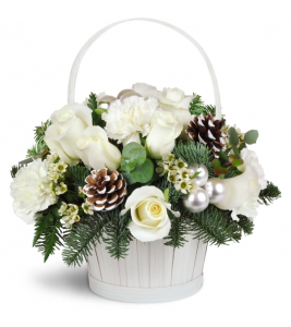 Silver Kisses Basket