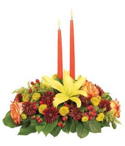 Rich Fall Harvest Centerpiece