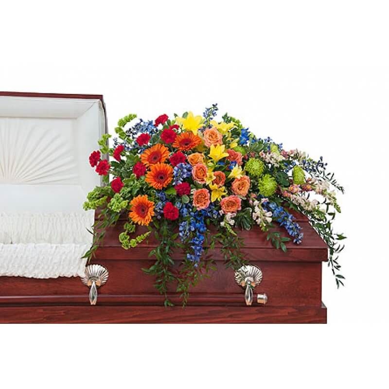 Treasured Celebration Casket Spray