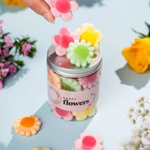Happy Flowers Sweet Jar