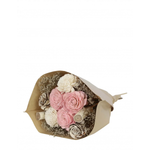 Pink & White Dried Bouquet