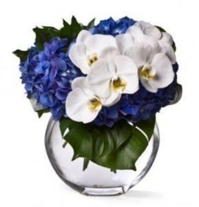 HYDRANGEA & ORCHID BOWL