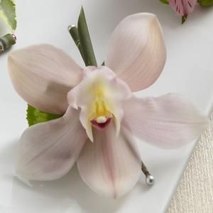 Pink Cymbidium Boutonniere