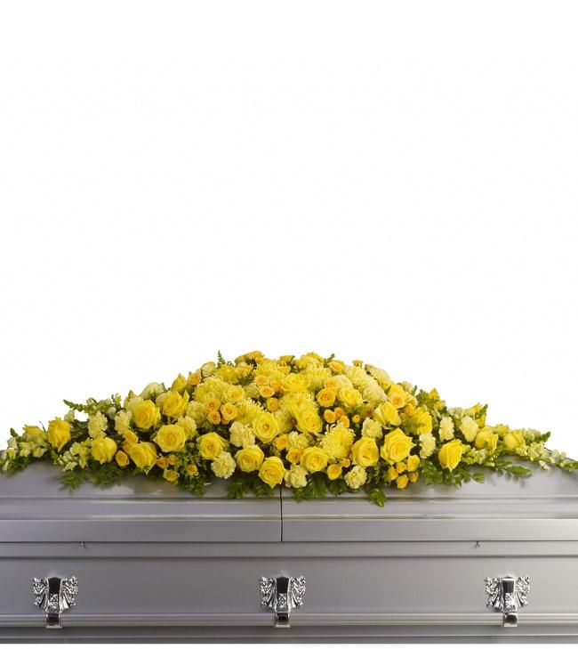 Golden Garden Casket