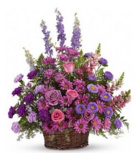 GRACIOUS LAVENDER BASKET