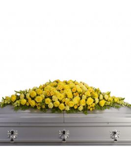 Golden Garden Casket