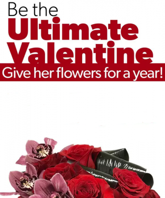 ULTIMATE VALENTINE: FLOWERS FOR A YEAR!