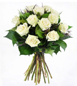 White Mondial Roses