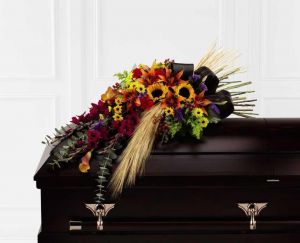 Glorious Garden Casket Spray